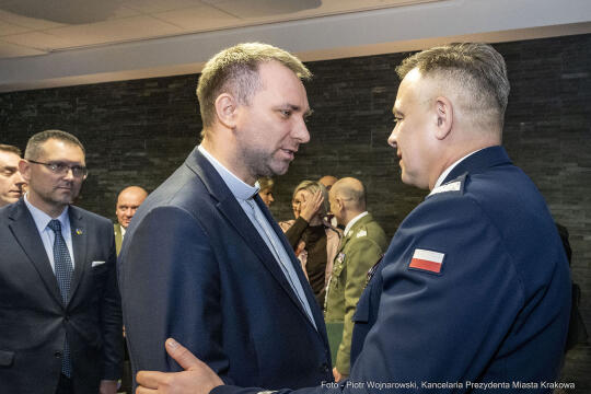 Policja, Ledzion, emerytura, Morajka, nominacja, Kraków, Kulig Andrzej, Kochańczyk, uroczystość