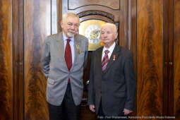 wręczenie, medal, Majchrowski, WiRWP, Platosz, Związek Weteranów i Rezerwistów Wojska Polskiego,