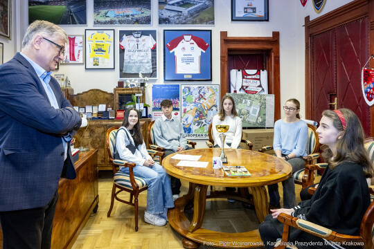 badminton, medaliści, Akademia Badmintona, Kraków, spotkanie, pełnomocnik, Janusz Kozioł