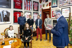 badminton, medaliści, Akademia Badmintona, Kraków, spotkanie, pełnomocnik, Janusz Kozioł