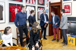 badminton, medaliści, Akademia Badmintona, Kraków, spotkanie, pełnomocnik, Janusz Kozioł