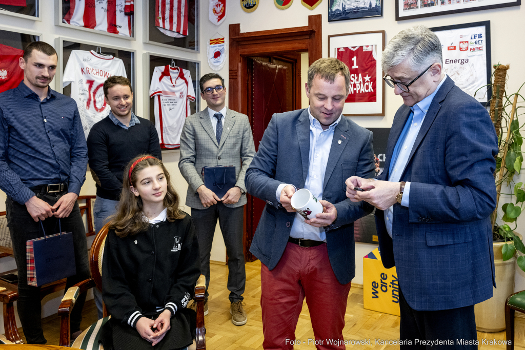 badminton, medaliści, Akademia Badmintona, Kraków, spotkanie, pełnomocnik, Janusz Kozioł  Autor: P. Wojnarowski
