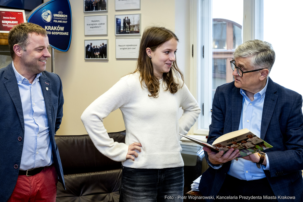badminton, medaliści, Akademia Badmintona, Kraków, spotkanie, pełnomocnik, Janusz Kozioł  Autor: P. Wojnarowski
