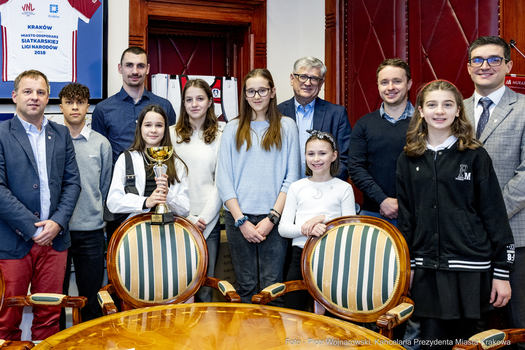 badminton, medaliści, Akademia Badmintona, Kraków, spotkanie, pełnomocnik, Janusz Kozioł  Autor: P. Wojnarowski