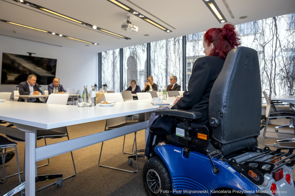 Społeczna Powiatowa Rada ds. Osób Niepełnosprawnych, Kulig, spotkanie, Kraków  Autor: P. Wojnarowski