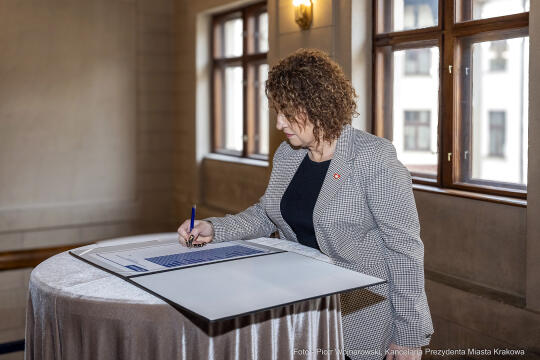 parlamentarzści, Majchrowski, spotkanie, Fedorowicz, Miszalski, Raś, Marek, Sowa, Wassermann, Gose