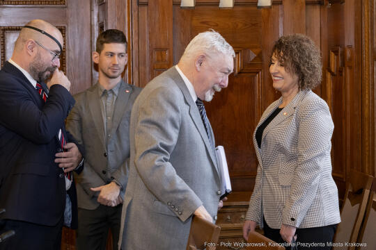 parlamentarzści, Majchrowski, spotkanie, Fedorowicz, Miszalski, Raś, Marek, Sowa, Wassermann, Gose