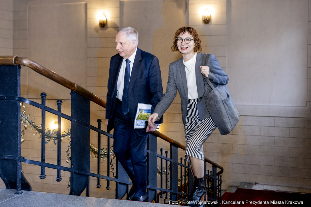 parlamentarzści, Majchrowski, spotkanie, Fedorowicz, Miszalski, Raś, Marek, Sowa, Wassermann, Gose  Autor: P. Wojnarowski