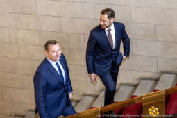 parlamentarzści, Majchrowski, spotkanie, Fedorowicz, Miszalski, Raś, Marek, Sowa, Wassermann, Gose