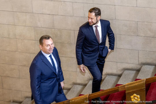 parlamentarzści, Majchrowski, spotkanie, Fedorowicz, Miszalski, Raś, Marek, Sowa, Wassermann, Gose