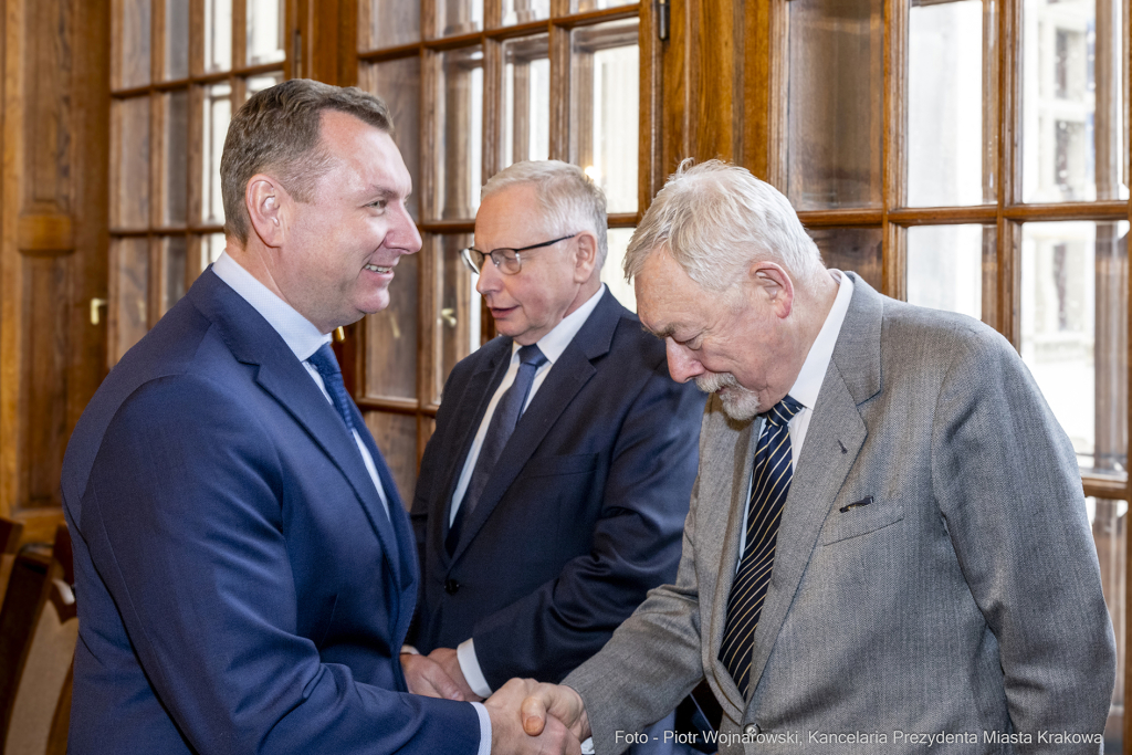 parlamentarzści, Majchrowski, spotkanie, Fedorowicz, Miszalski, Raś, Marek, Sowa, Wassermann, Gose  Autor: P. Wojnarowski