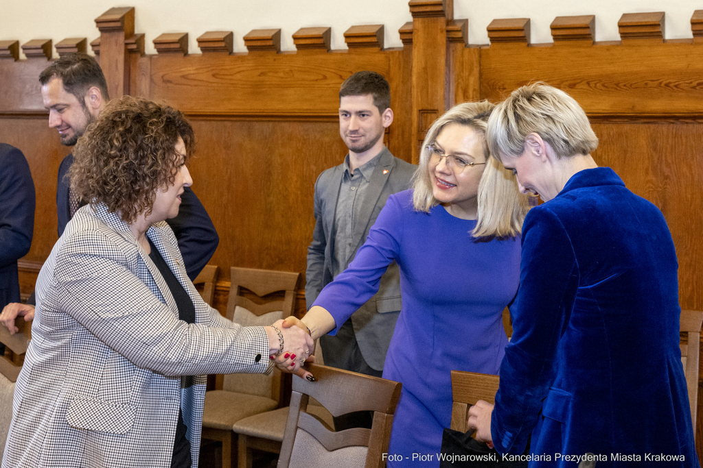 parlamentarzści, Majchrowski, spotkanie, Fedorowicz, Miszalski, Raś, Marek, Sowa, Wassermann, Gose  Autor: P. Wojnarowski