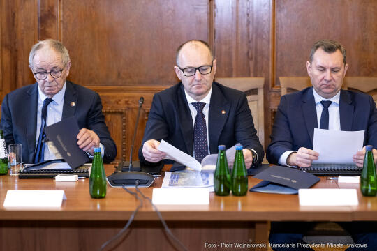 parlamentarzści, Majchrowski, spotkanie, Fedorowicz, Miszalski, Raś, Marek, Sowa, Wassermann, Gose