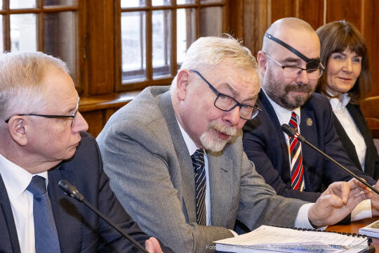 parlamentarzści, Majchrowski, spotkanie, Fedorowicz, Miszalski, Raś, Marek, Sowa, Wassermann, Gose