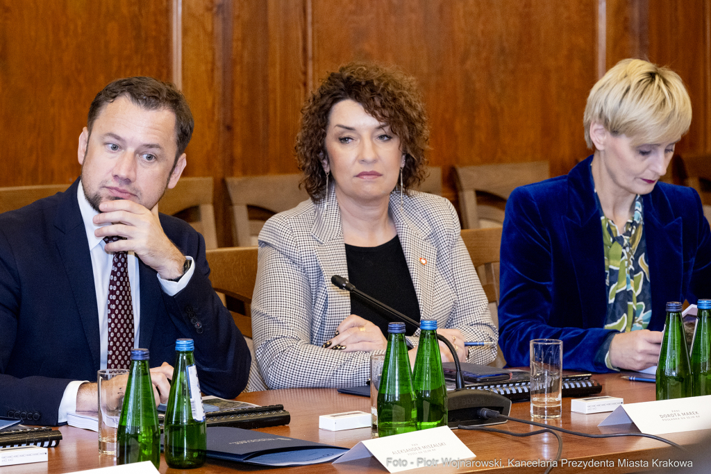 parlamentarzści, Majchrowski, spotkanie, Fedorowicz, Miszalski, Raś, Marek, Sowa, Wassermann, Gose  Autor: P. Wojnarowski