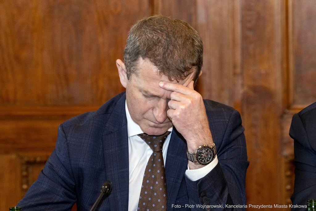 parlamentarzści, Majchrowski, spotkanie, Fedorowicz, Miszalski, Raś, Marek, Sowa, Wassermann, Gose  Autor: P. Wojnarowski