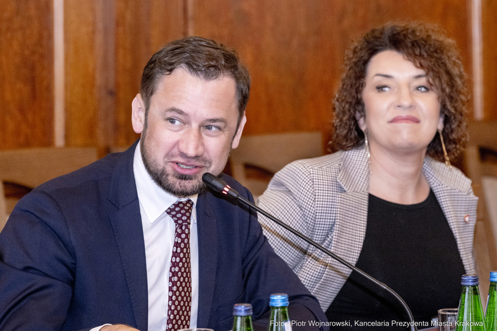 parlamentarzści, Majchrowski, spotkanie, Fedorowicz, Miszalski, Raś, Marek, Sowa, Wassermann, Gose  Autor: P. Wojnarowski