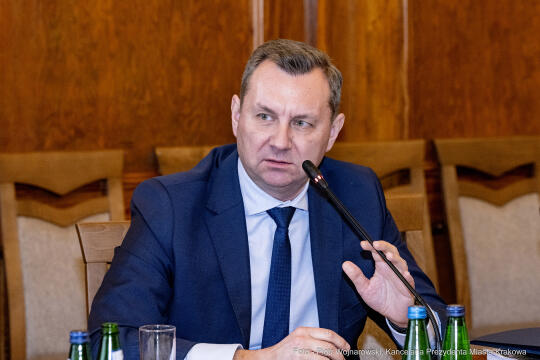 parlamentarzści, Majchrowski, spotkanie, Fedorowicz, Miszalski, Raś, Marek, Sowa, Wassermann, Gose