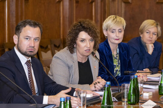 parlamentarzści, Majchrowski, spotkanie, Fedorowicz, Miszalski, Raś, Marek, Sowa, Wassermann, Gose