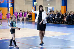 szkoła,  nr 89, os. Piastów, sala gimnastyczna, otwarcie, Majchrowski, Miszalski, Pietrzyk, otofot