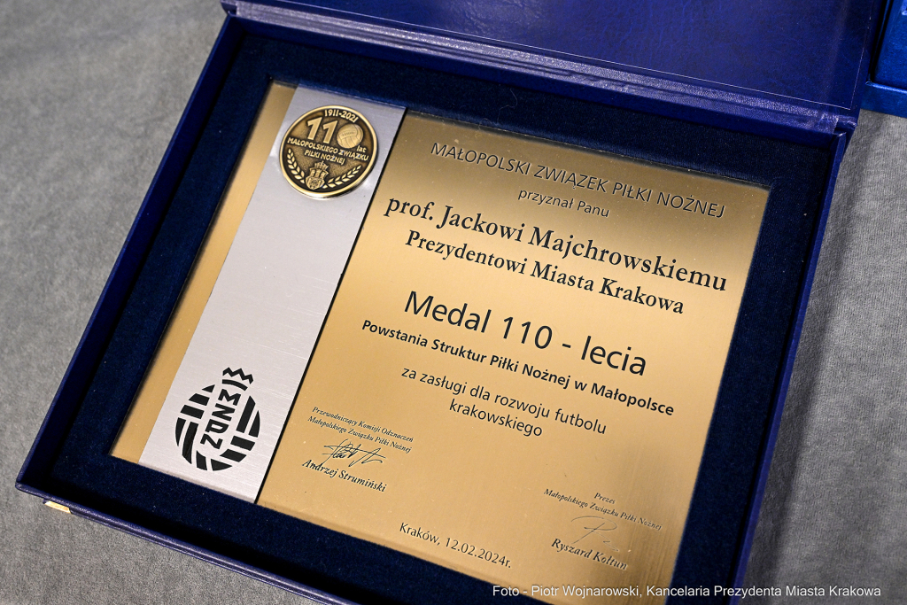 gala, plebiscyt, XXIX, piłka nożna, Małopolska, najlepszy piłkarz, najlepszy trener, Majchrowski  Autor: P. Wojnarowski