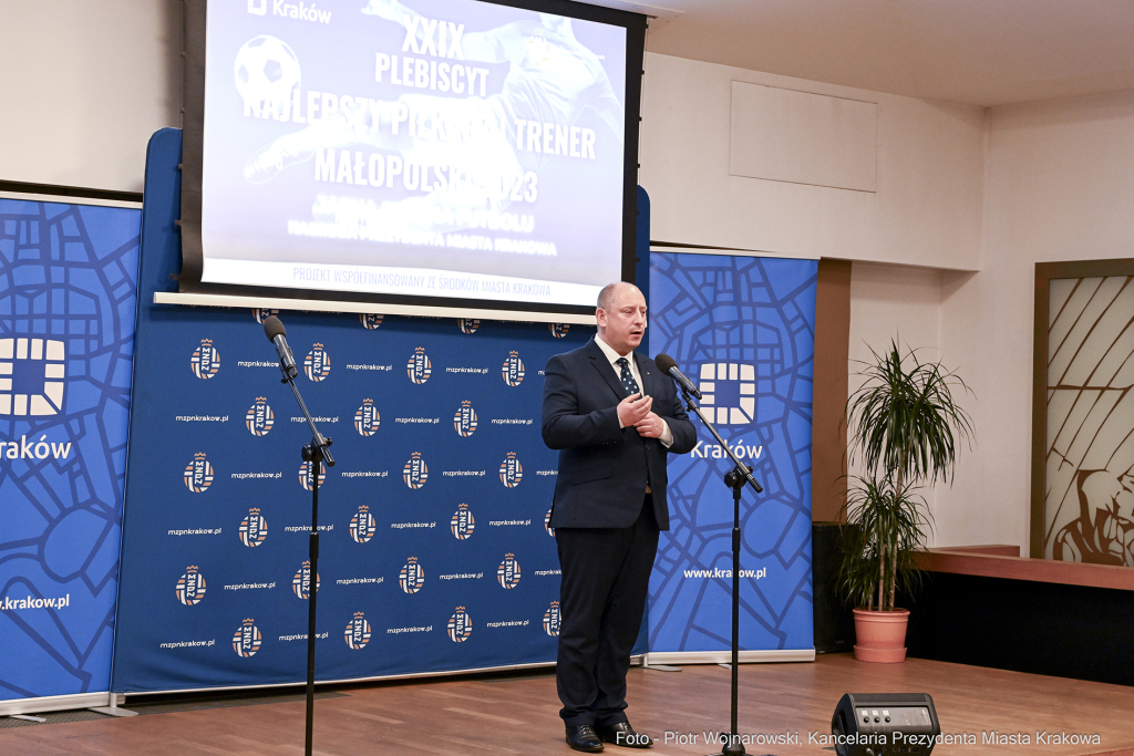 gala, plebiscyt, XXIX, piłka nożna, Małopolska, najlepszy piłkarz, najlepszy trener, Majchrowski  Autor: P. Wojnarowski