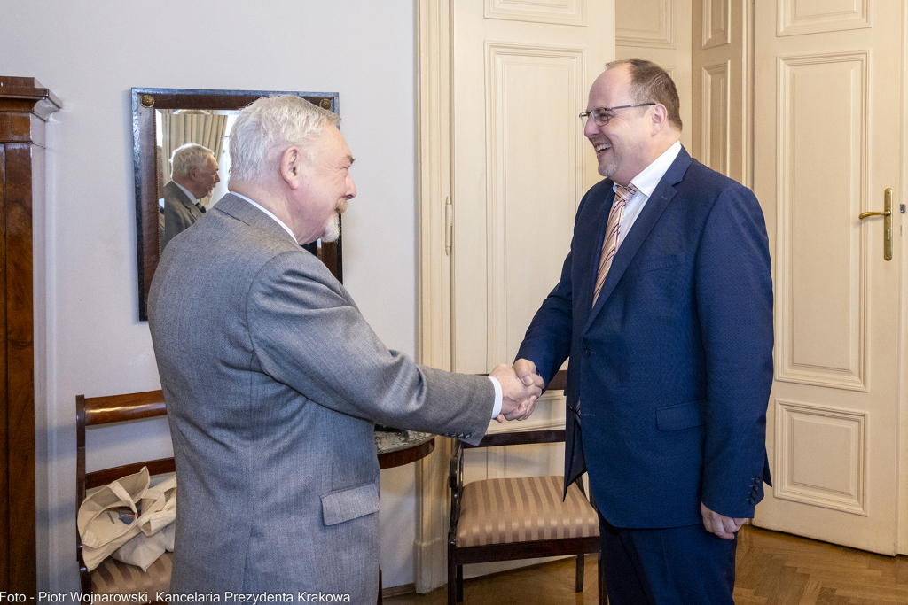 pw_188_021_fot. piotr wojnarowski.jpg-burmistrz Norymbergi, spotkanie, Majchrowski, Vogel  Autor: P. Wojnarowski