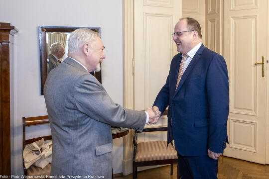 pw_188_021_fot. piotr wojnarowski.jpg-burmistrz Norymbergi, spotkanie, Majchrowski, Vogel