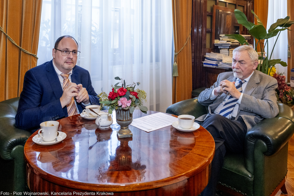 pw_188_024_fot. piotr wojnarowski.jpg-burmistrz Norymbergi, spotkanie, Majchrowski, Vogel  Autor: P. Wojnarowski