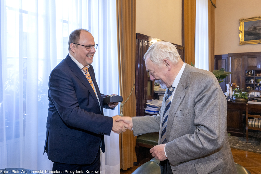 pw_188_027_fot. piotr wojnarowski.jpg-burmistrz Norymbergi, spotkanie, Majchrowski, Vogel  Autor: P. Wojnarowski