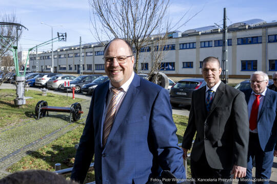 burmistrz, Norymbergi, Kośmider, Vogel, Zeppelin, tramwaj, prezetacja, wagon, Brożka, MPK, odnowie