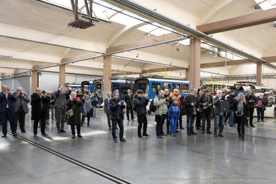 burmistrz, Norymbergi, Kośmider, Vogel, Zeppelin, tramwaj, prezetacja, wagon, Brożka, MPK, odnowie