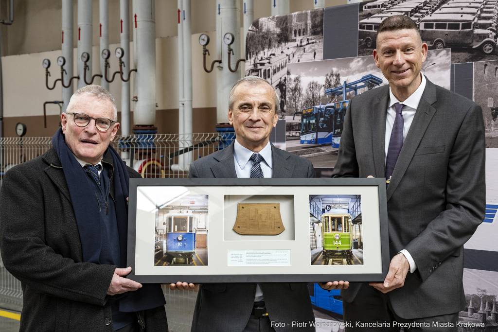 burmistrz, Norymbergi, Kośmider, Vogel, Zeppelin, tramwaj, prezetacja, wagon, Brożka, MPK, odnowie  Autor: P. Wojnarowski