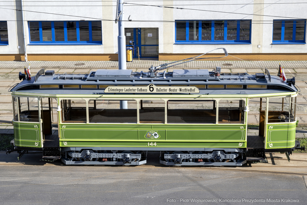 burmistrz, Norymbergi, Kośmider, Vogel, Zeppelin, tramwaj, prezetacja, wagon, Brożka, MPK, odnowie  Autor: P. Wojnarowski