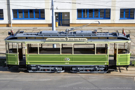 burmistrz, Norymbergi, Kośmider, Vogel, Zeppelin, tramwaj, prezetacja, wagon, Brożka, MPK, odnowie