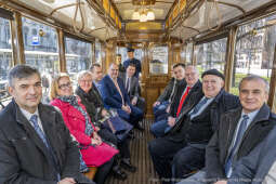 burmistrz, Norymbergi, Kośmider, Vogel, Zeppelin, tramwaj, prezetacja, wagon, Brożka, MPK, odnowie