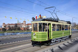 burmistrz, Norymbergi, Kośmider, Vogel, Zeppelin, tramwaj, prezetacja, wagon, Brożka, MPK, odnowie