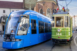 burmistrz, Norymbergi, Kośmider, Vogel, Zeppelin, tramwaj, prezetacja, wagon, Brożka, MPK, odnowie