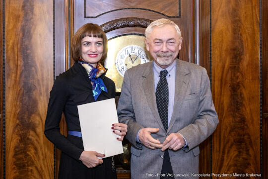 Delfina Jałowik, wręczenie, nominacja, Bunkier Sztuki, Majchrowski