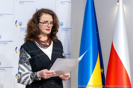 Ukranina, Korpus Dyplomatyczny, wojewoda, Kośmider, Klęczar, Konsulat, spotkanie, rocznica, solida
