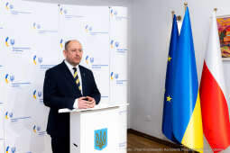 Ukranina, Korpus Dyplomatyczny, wojewoda, Kośmider, Klęczar, Konsulat, spotkanie, rocznica, solida