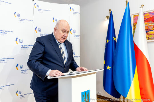 Ukranina, Korpus Dyplomatyczny, wojewoda, Kośmider, Klęczar, Konsulat, spotkanie, rocznica, solida