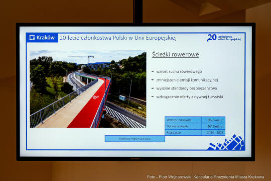 konferencja, Majchrowski, Muzyk, Unia Europejska, 20 lat, obchody, inauguracja