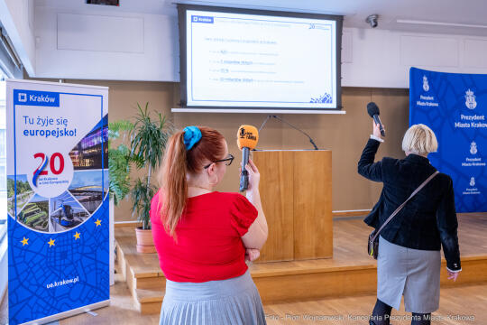 konferencja, Majchrowski, Muzyk, Unia Europejska, 20 lat, obchody, inauguracja