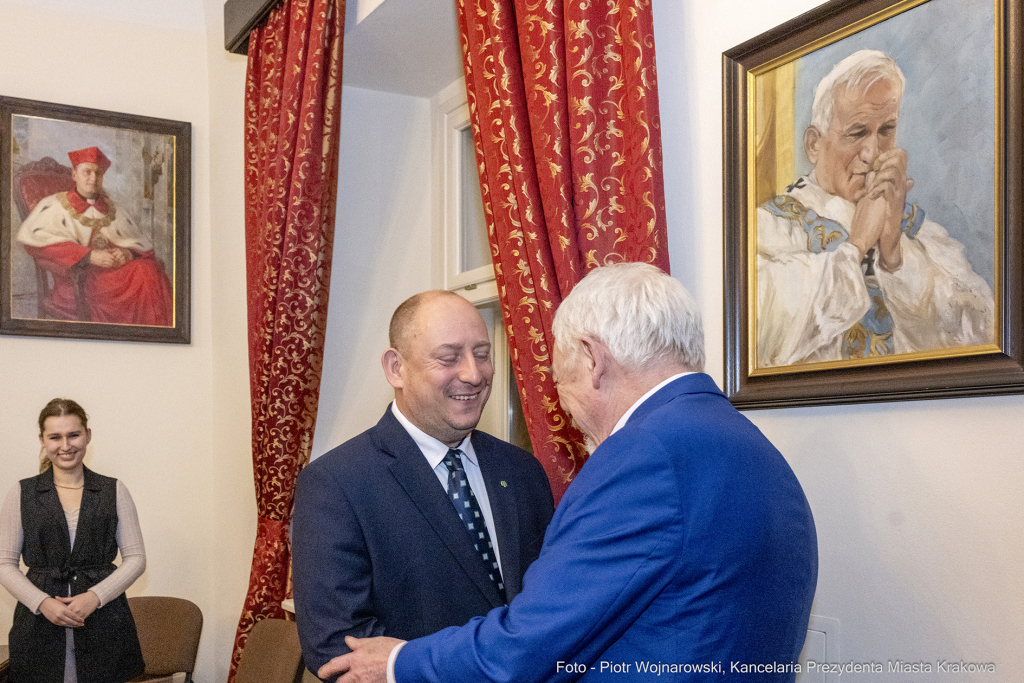 Kolegium Rektorów, Majchrowski, Klęczar, posiedzenie, rektorzy, prezydent, wojewoda, Uniwersytet P  Autor: P. Wojnarowski