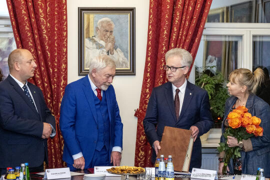 Kolegium Rektorów, Majchrowski, Klęczar, posiedzenie, rektorzy, prezydent, wojewoda, Uniwersytet P