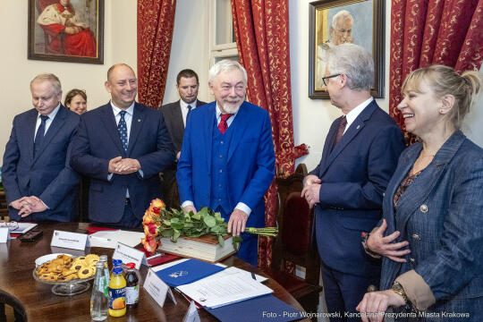 Kolegium Rektorów, Majchrowski, Klęczar, posiedzenie, rektorzy, prezydent, wojewoda, Uniwersytet P