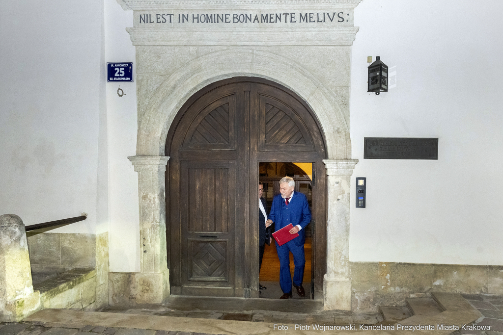 Kolegium Rektorów, Majchrowski, Klęczar, posiedzenie, rektorzy, prezydent, wojewoda, Uniwersytet P  Autor: P. Wojnarowski