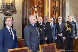 pw_200_01_fot. piotr wojnarowski.jpg-Straż Pożarna, Komenda Miejska, narada, roczna, Majchrowski