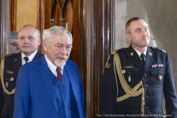 pw_200_02_fot. piotr wojnarowski.jpg-Straż Pożarna, Komenda Miejska, narada, roczna, Majchrowski